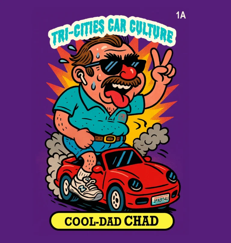 Tri-Cities Car Culture illustration